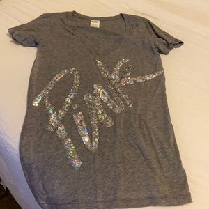Gray Tee by Victoria Secret pink